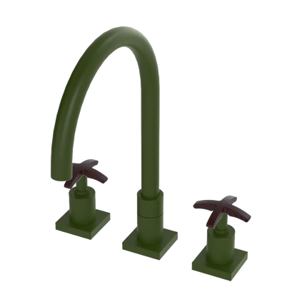 Rubinet Widespread Kitchen Set Green Envy