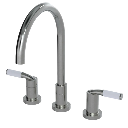 Rubinet Widespread Kitchen Set Satin Nickel