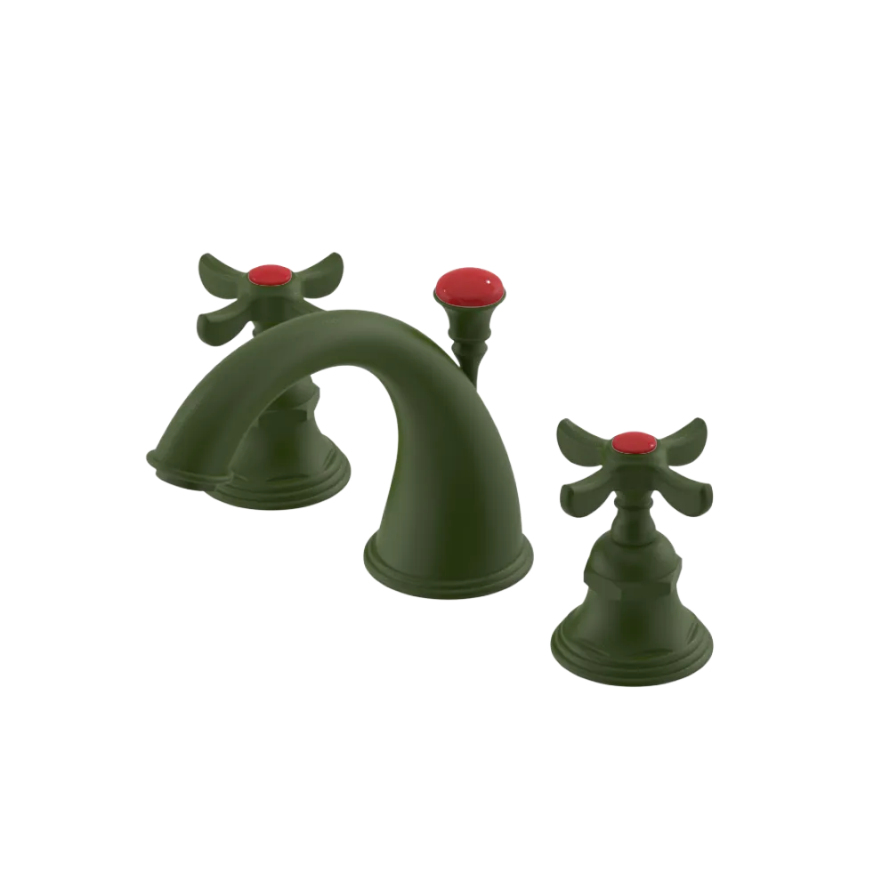 Rubinet Widespread Lav. Set. (less drain) Green Envy