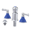 Rubinet Bidet Fitting with Spray, Diverter, and Vacum Breaker (Less Drain) Satin Chrome
