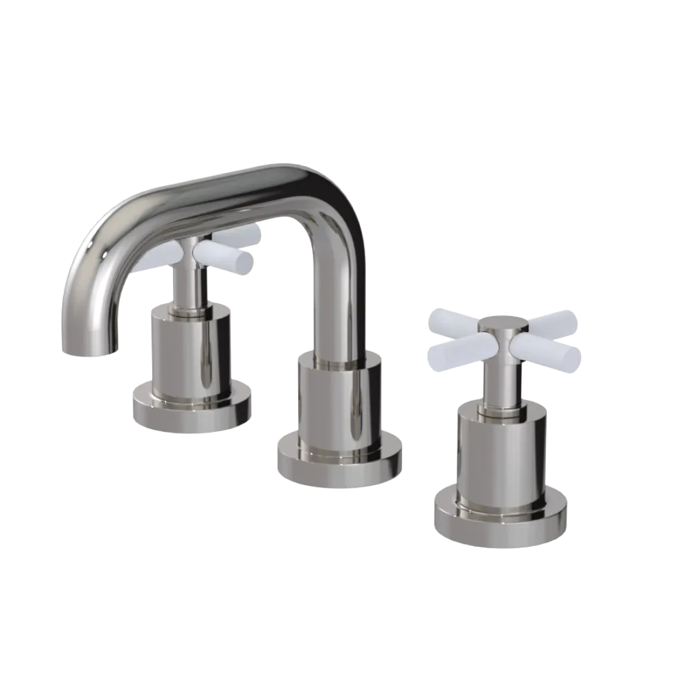 Rubinet Widespread Lav. Set. (less drain) Polished Nickel