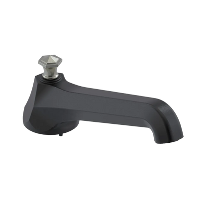 Rubinet Tub Filler Spout Deck Mount Matt Black