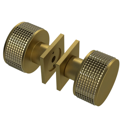 Rubinet Shower Door Knob (set) Antique Brass Matt