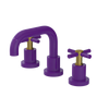 Rubinet Widespread Lav. Set. (less drain) Purple Haze