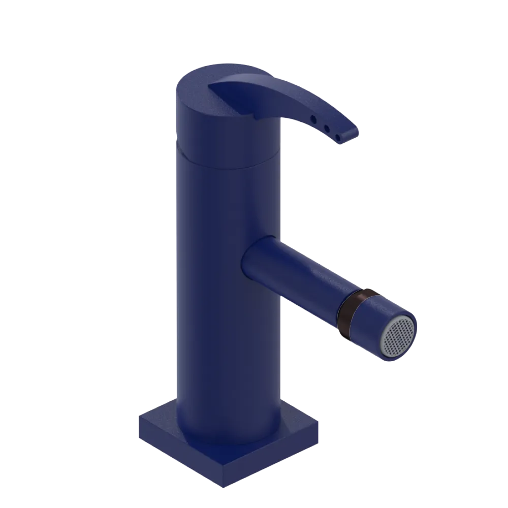 Rubinet Single Control Bidet Fitting (less drain) Midnight Blue