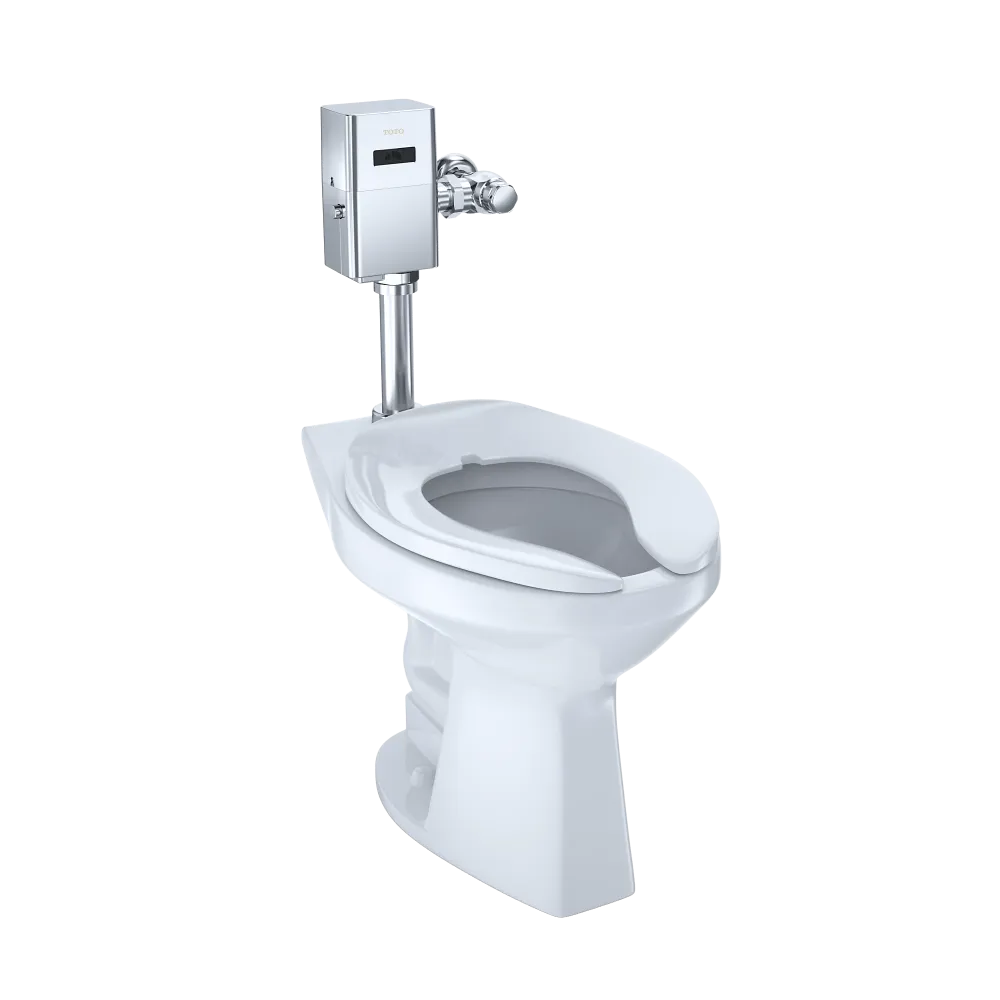 TOTO Commercial Ultra-High Efficiency Toilet, 1.0/1.28/1.6 GPF, ADA, Elongated Bowl - CEFIONTECT (Reclaimed Water Option)