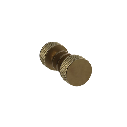 Rubinet Shower Door Knob (set) Antique Brass Matt