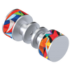 Rubinet Shower Door Knob (set) Satin Chrome