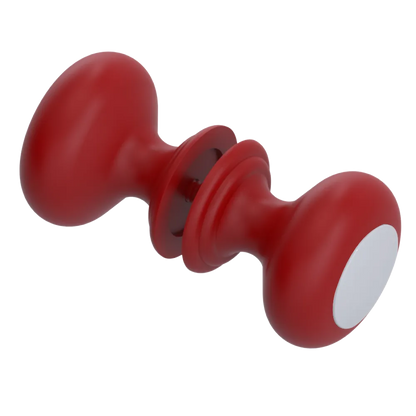 Rubinet Shower Door Knob (set) Maroon