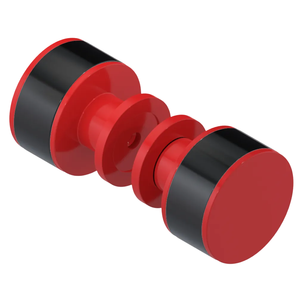 Rubinet Shower Door Knob (set) Red