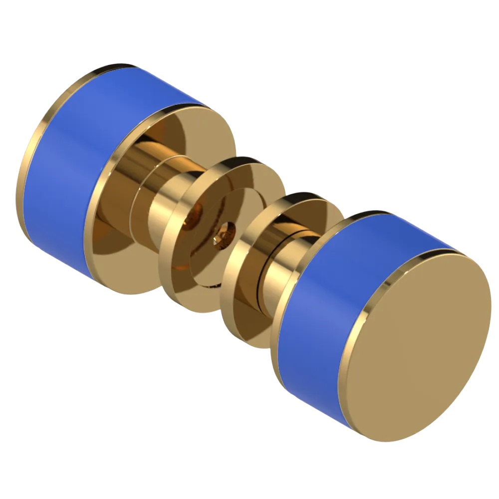 Rubinet Shower Door Knob (set) Gold