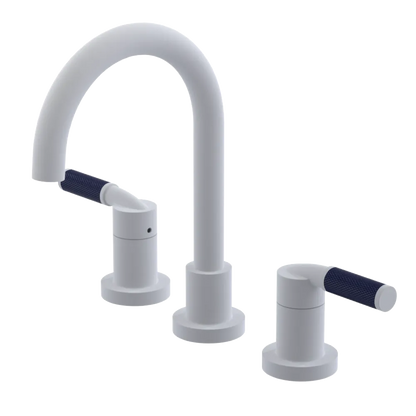 Rubinet Widespread Lav. Set. (less drain) Matt White