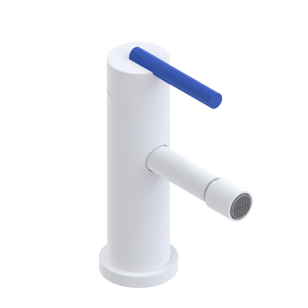 Rubinet Single Control Bidet Fitting (less drain) Matt White