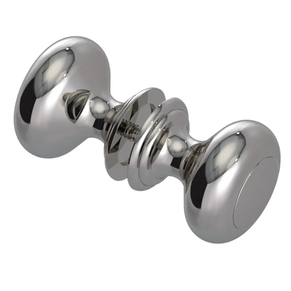 Rubinet Shower Door Knob (set) Polished Nickel