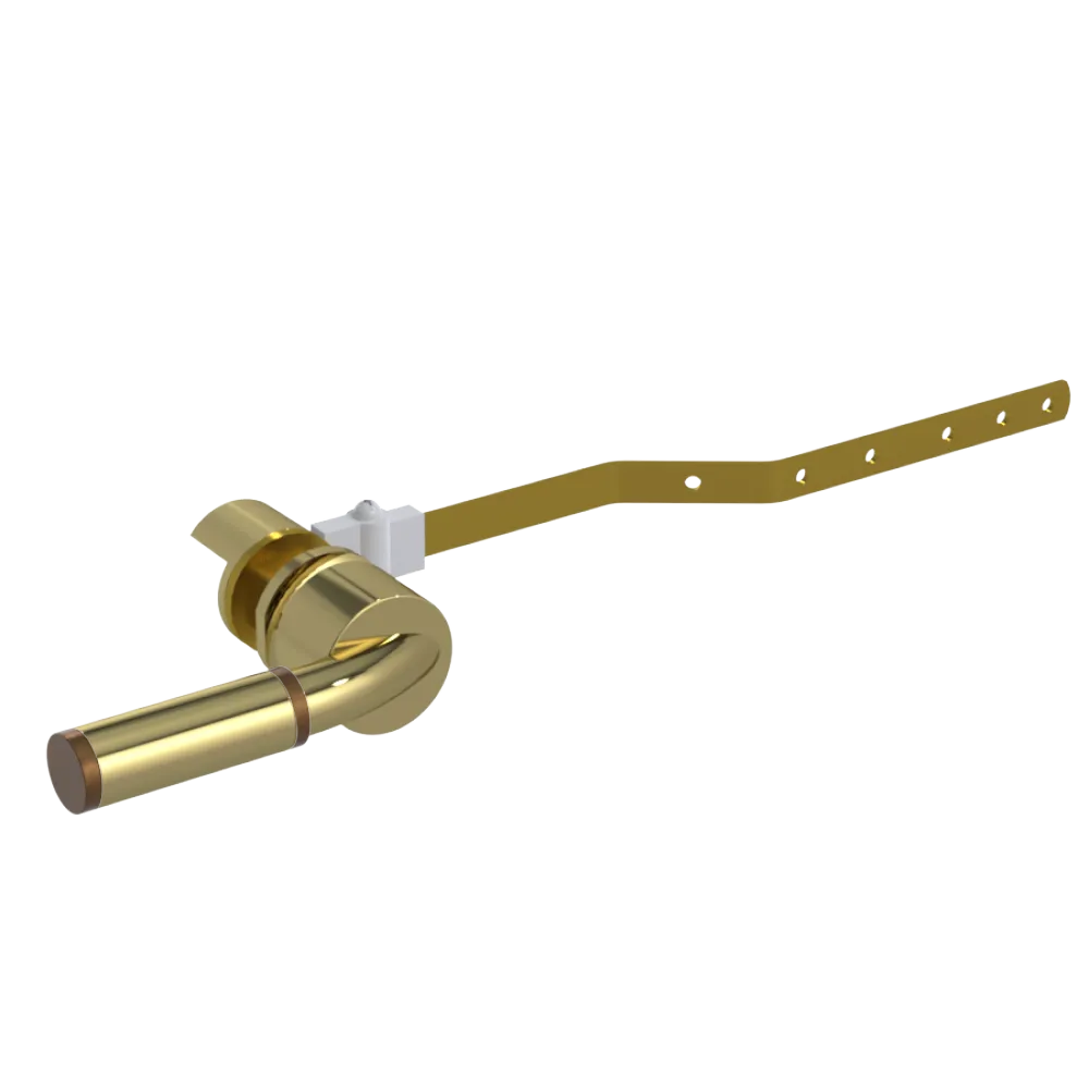 Rubinet Trip Levers Natural Brass