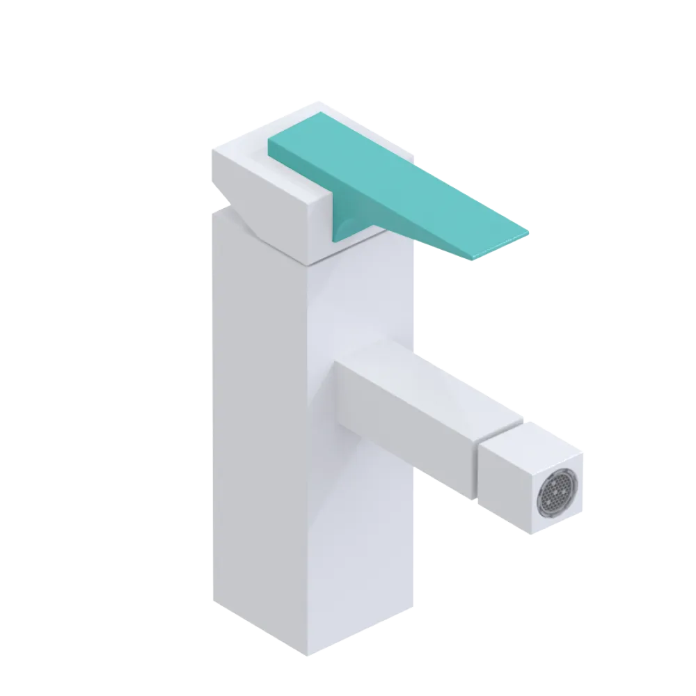 Rubinet Single Control Bidet Fitting (less drain) White