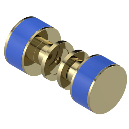 Rubinet Shower Door Knob (set) Natural Brass