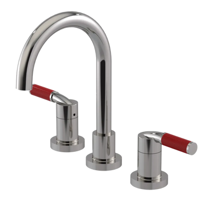 Rubinet Widespread Lav. Set. (less drain) Polished Nickel