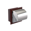 Rubinet RECESSED TOILET PAPER HOLDER Bordeaux