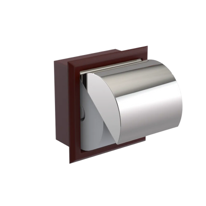 Rubinet RECESSED TOILET PAPER HOLDER Bordeaux