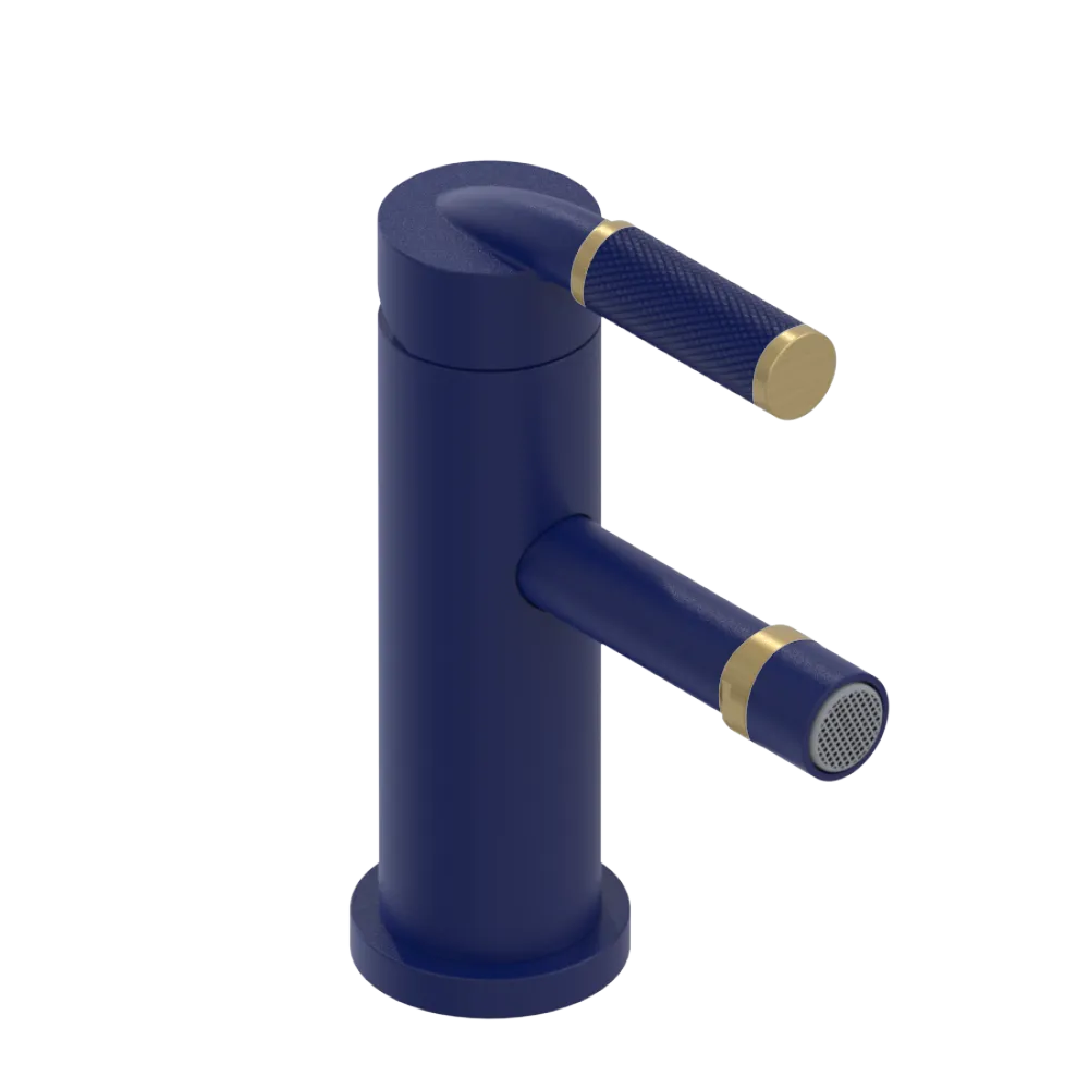 Rubinet Single Control Bidet Fitting (less drain) Midnight Blue