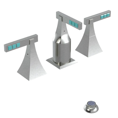 Rubinet Bidet Fitting with Spray, Diverter, and Vacum Breaker (Less Drain) Satin Nickel