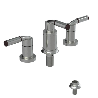 Rubinet Bidet Fitting with Spray, Diverter, and Vacuum Breaker (less drain) Satin Nickel