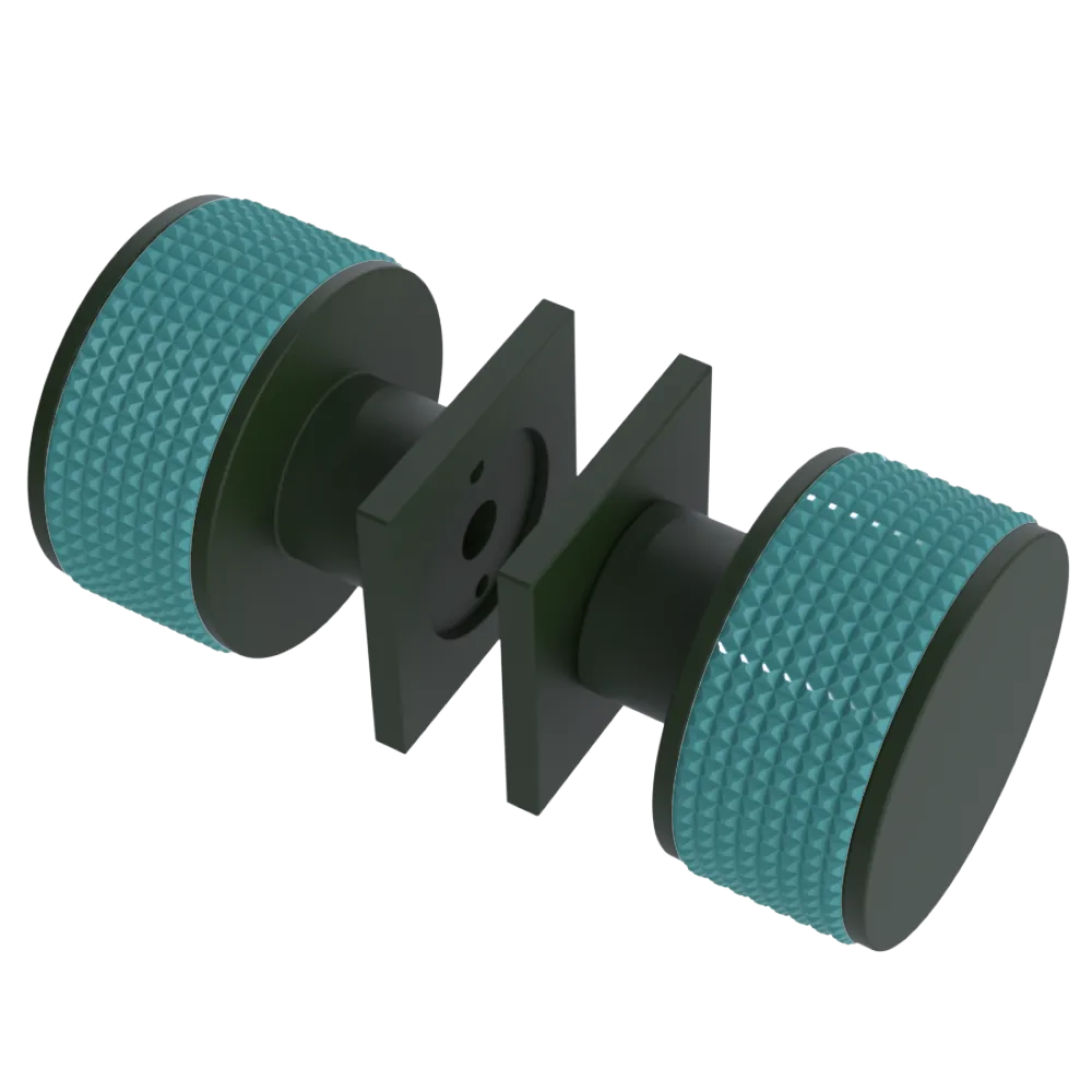Rubinet Shower Door Knob (set) Green Envy