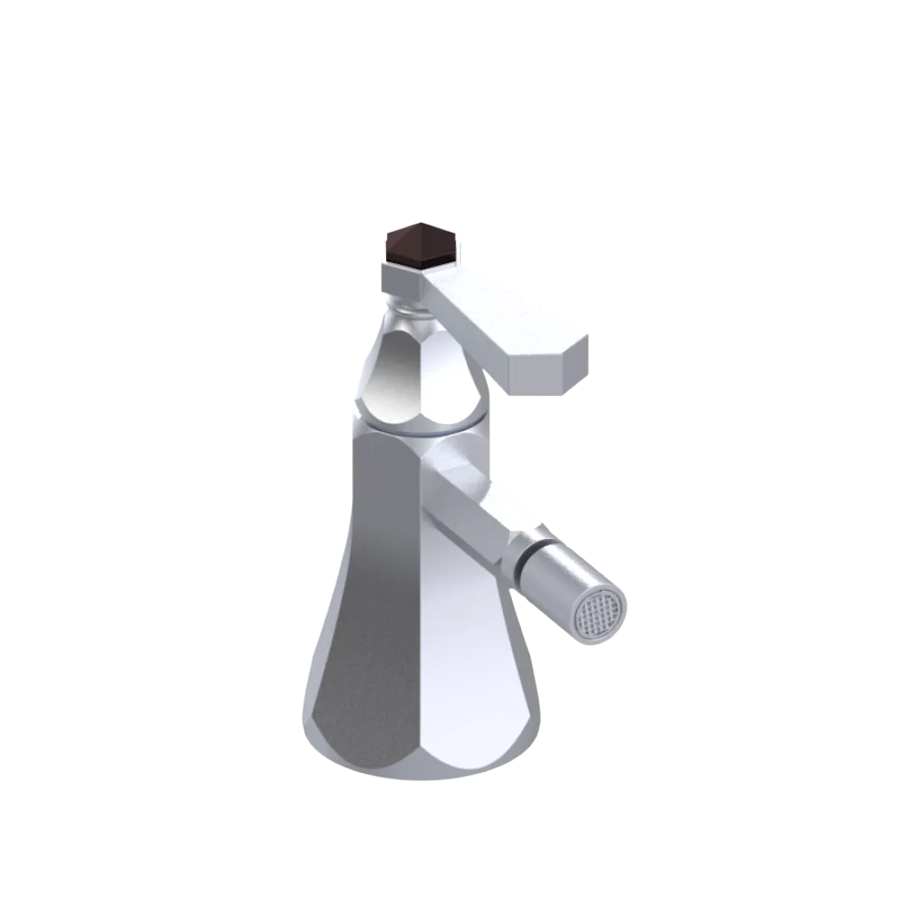 Rubinet Single Control Bidet Fitting (less drain) Satin Chrome