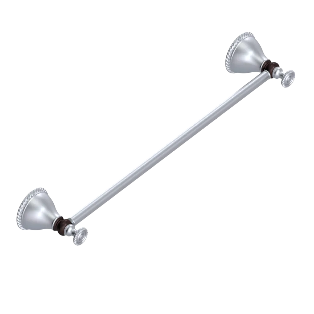 Rubinet Towel Bar 24" Satin Chrome
