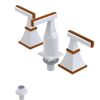 Rubinet Bidet Fitting with Spray, Diverter, and Vacum Breaker (Less Drain) White
