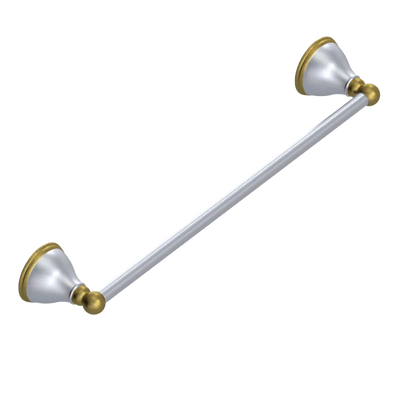 Rubinet Towel Bar 18" Satin Chrome