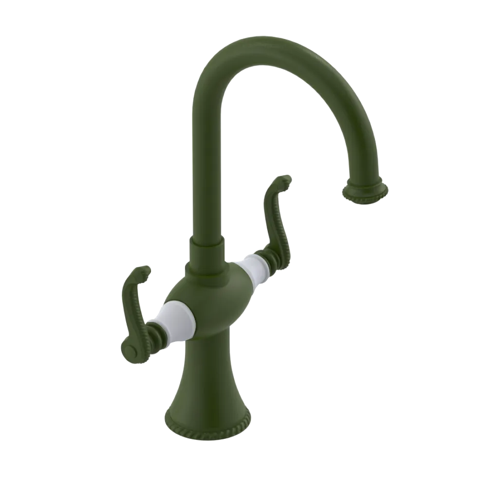 Rubinet Single Hole Dual Handle Lav. Set. (less drain) Green Envy