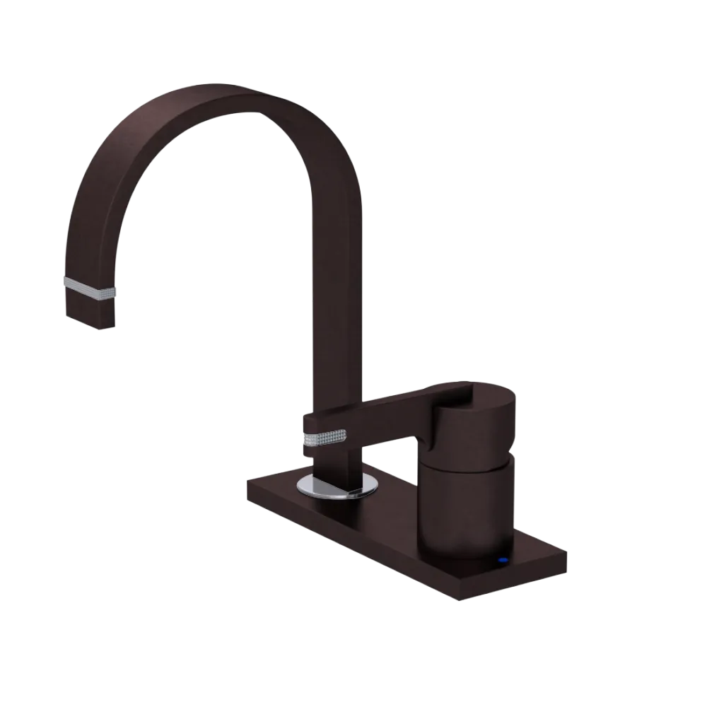 Rubinet 4" Centre Single Control Lav. Set (less drain) Oil Rubbed Bronze