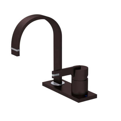 Rubinet 4" Centre Single Control Lav. Set (less drain) Oil Rubbed Bronze