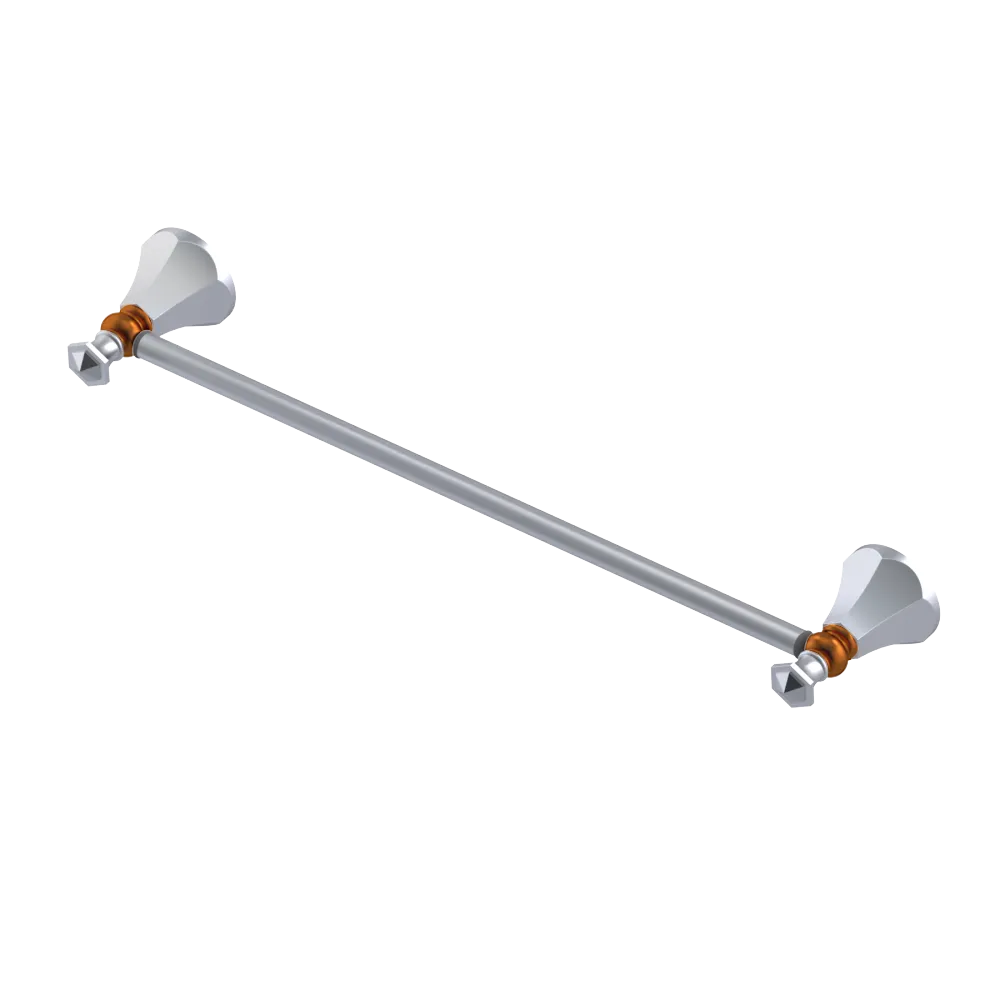 Rubinet Towel Bar 18" Satin Chrome
