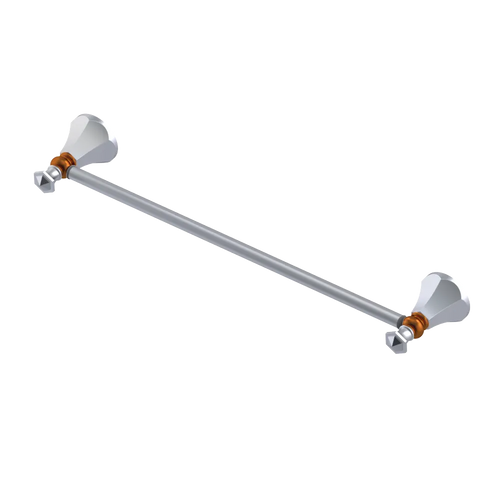 Rubinet Towel Bar 18" Satin Chrome