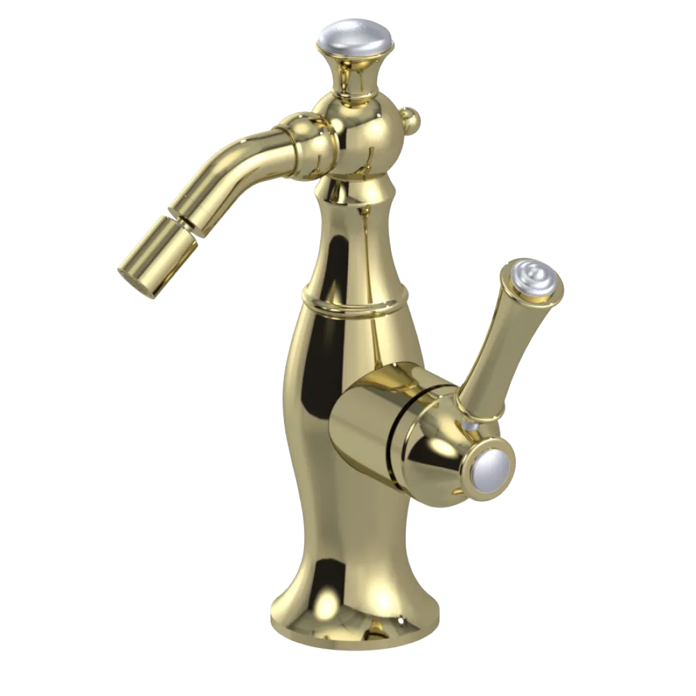Rubinet Single Control Bidet Fitting (less drain) Gold