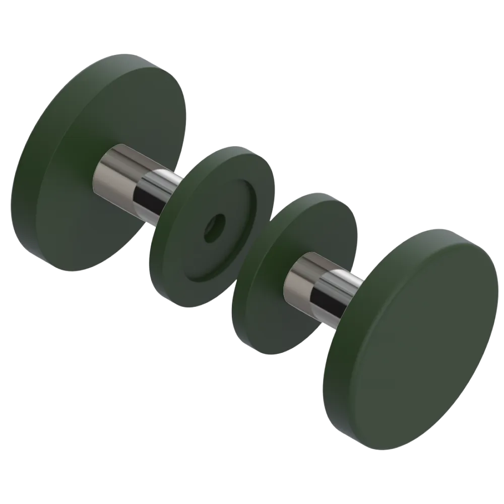 Rubinet Shower Door Knob (set) Green Envy