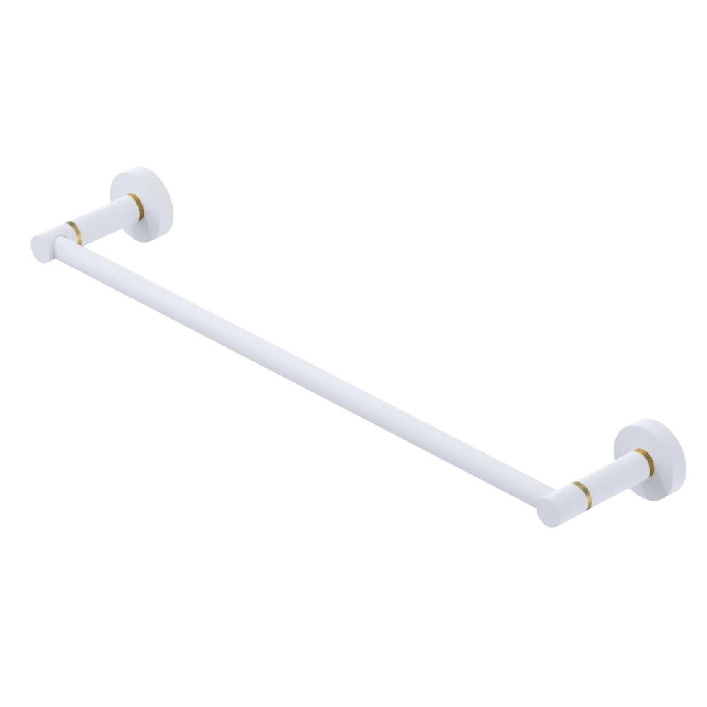 Rubinet Towel Bar 18" Matt White