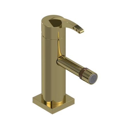 Rubinet Single Control Bidet Fitting (less drain) Natural Brass