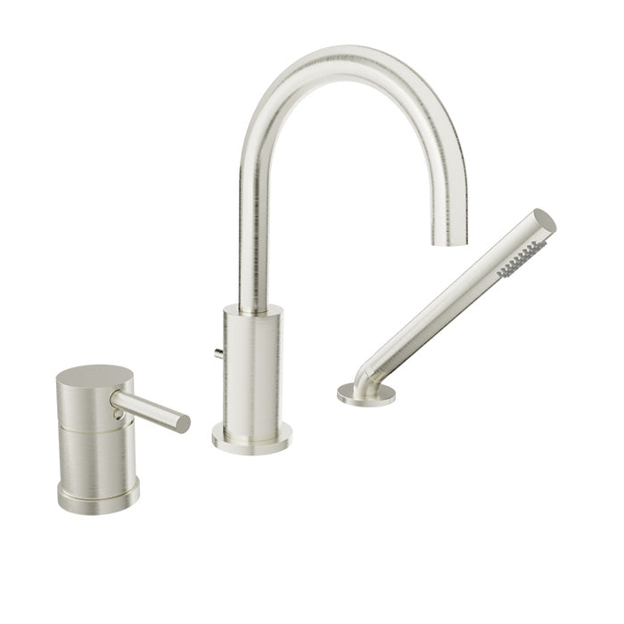 Baril 3-piece tub filler with hand shower