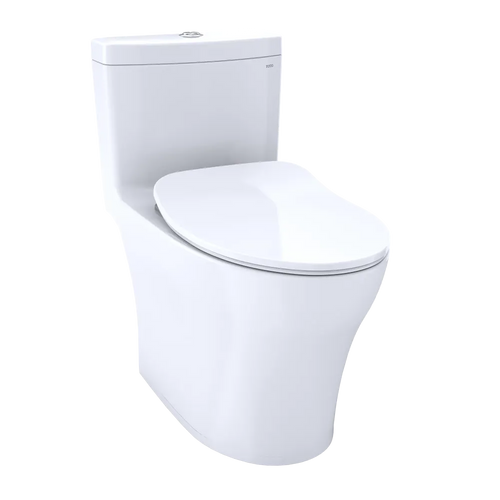TOTO Aquia® IV One-Piece Toilet - 1.28 GPF & 0.8 GPF, Elongated Bowl - WASHLET+ Connection - Slim Seat