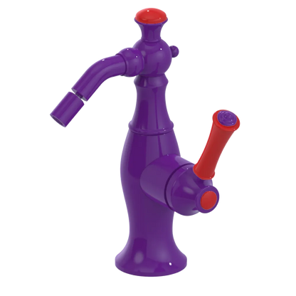 Rubinet Single Control Bidet Fitting (less drain) Purple Haze