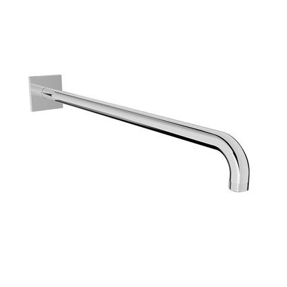 Baril 18" wall-mounted shower arm, square flange