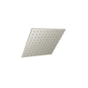 Baril Square 10" anti-limestone shower head