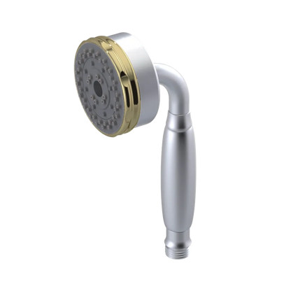 Rubinet 3 Function Hand Held Shower Only Satin Chrome