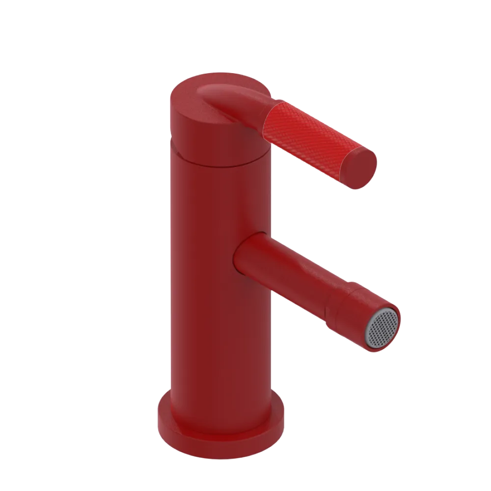 Rubinet Single Control Bidet Fitting (less drain) Maroon