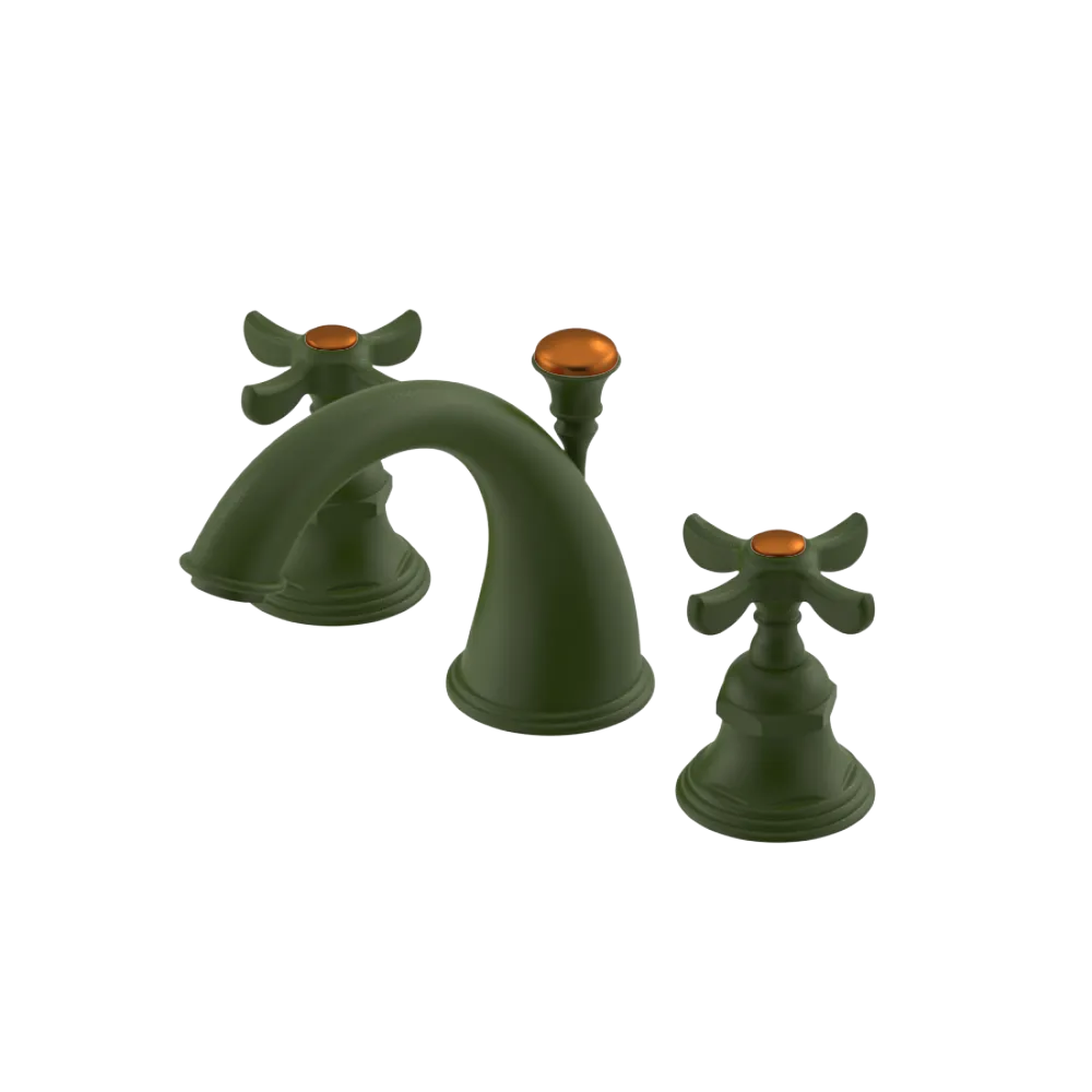 Rubinet Widespread Lav. Set. (less drain) Green Envy