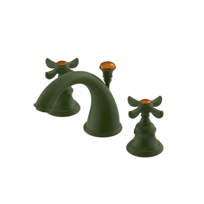 Rubinet Widespread Lav. Set. (less drain) Green Envy